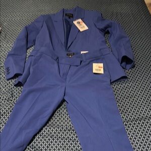 Women 2pc Blue Suit